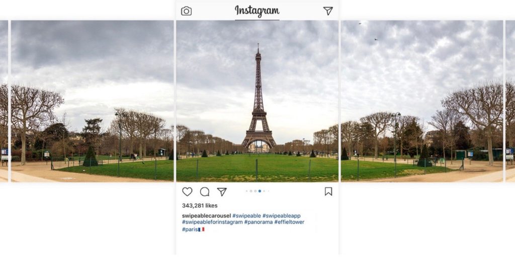 Instagram Paylaşımları için Nasıl Panorama Carousel Oluşturulur?